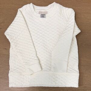 The Beaufort Bonnet Company Cream Quilted Sweatshirt